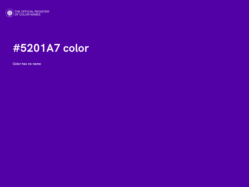#5201A7 color image