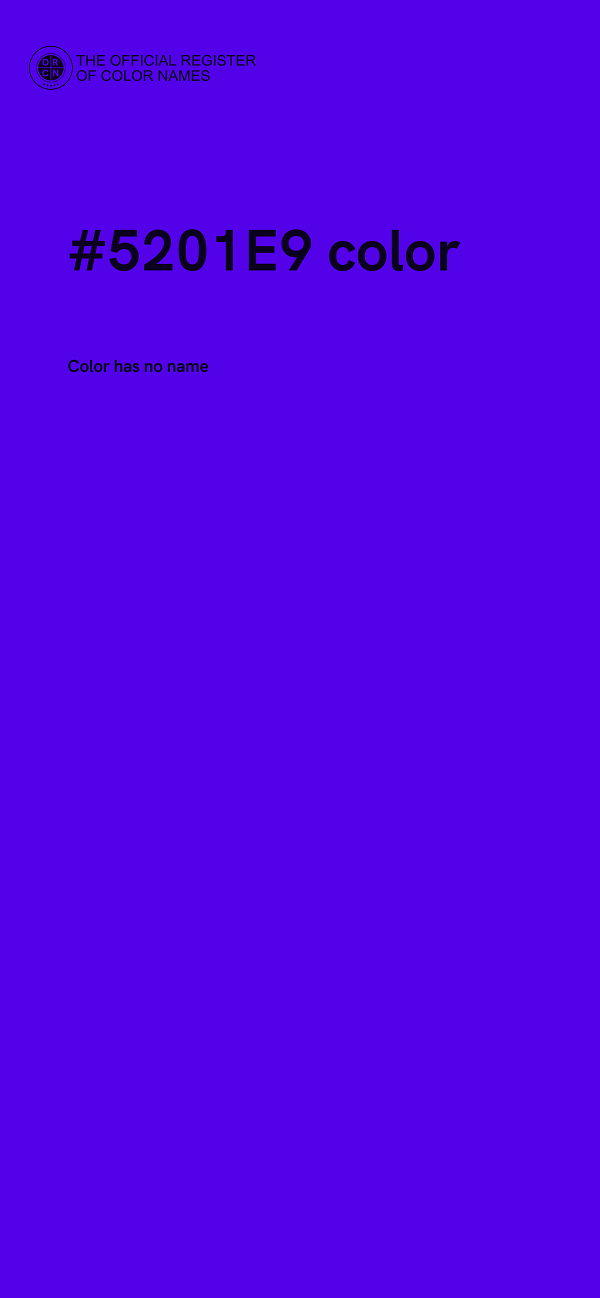 #5201E9 color image