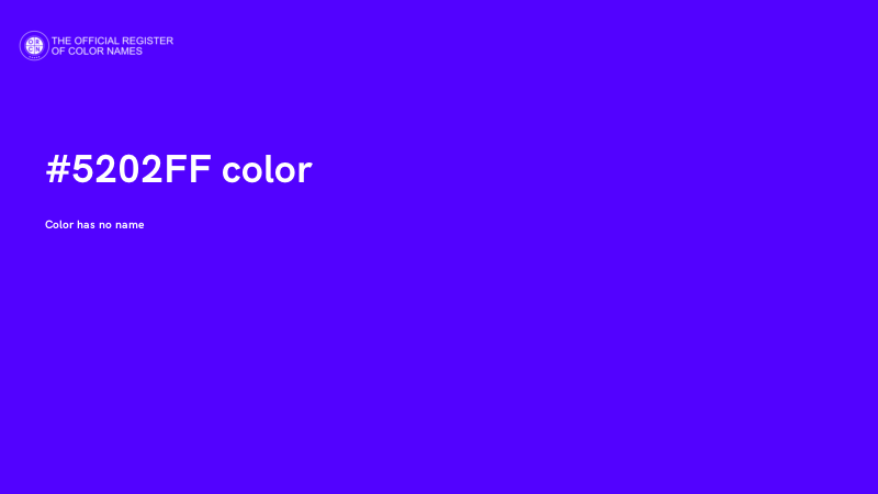 #5202FF color image