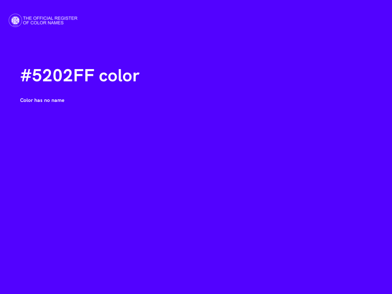 #5202FF color image