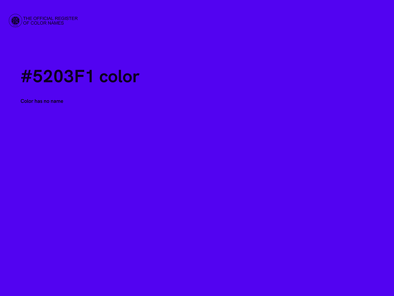 #5203F1 color image