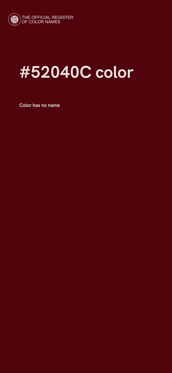 #52040C color image