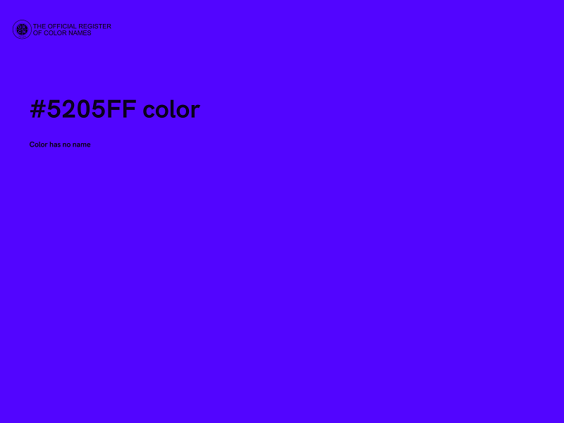 #5205FF color image