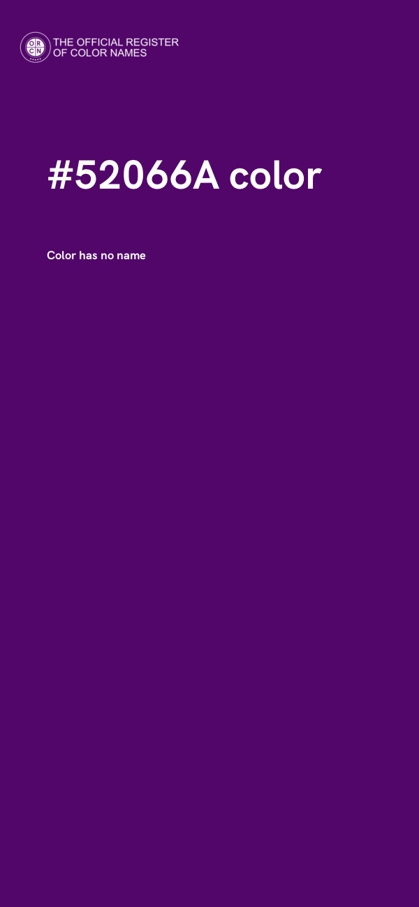 #52066A color image