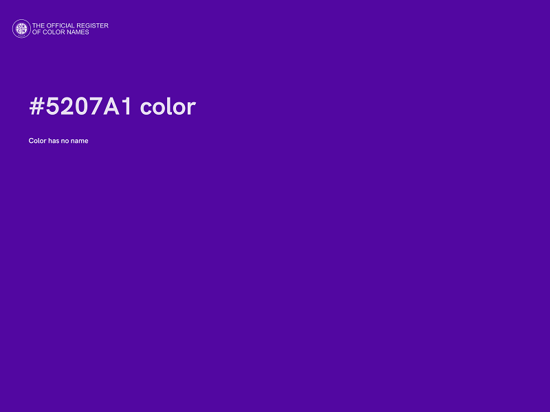 #5207A1 color image