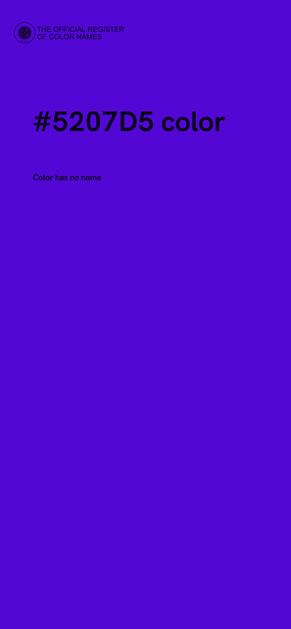 #5207D5 color image