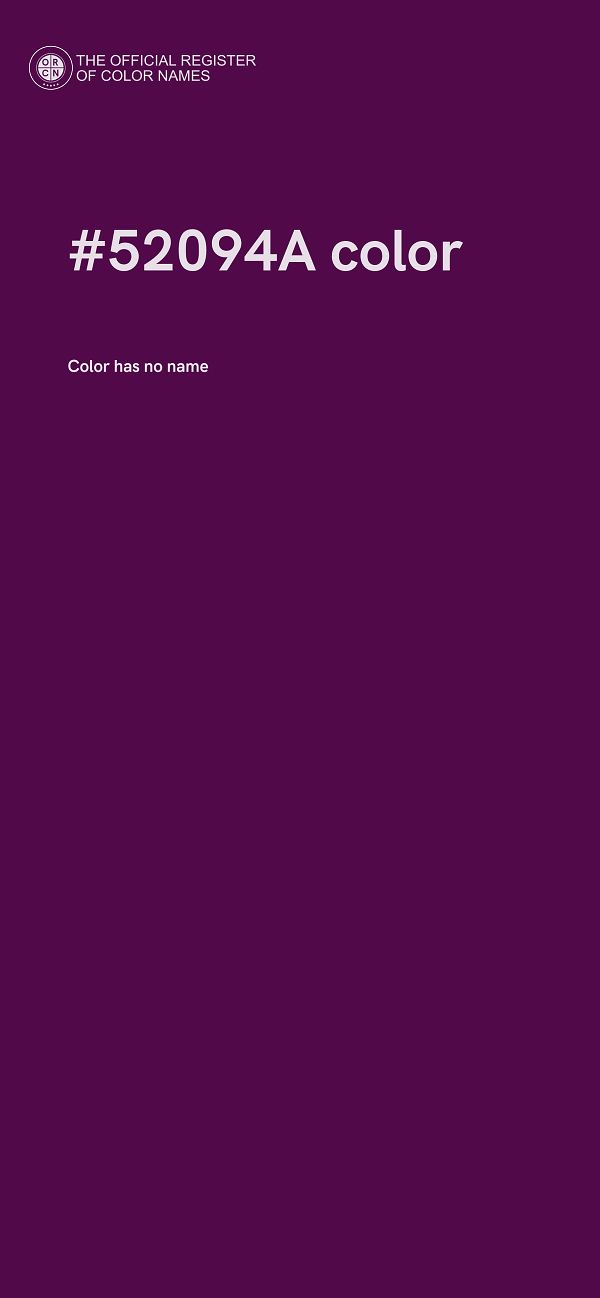 #52094A color image
