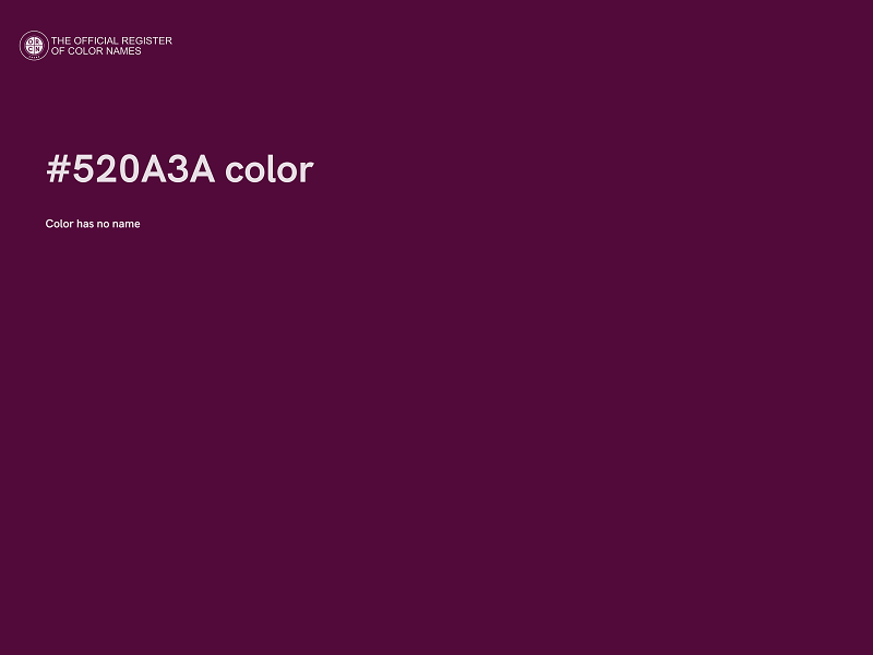 #520A3A color image