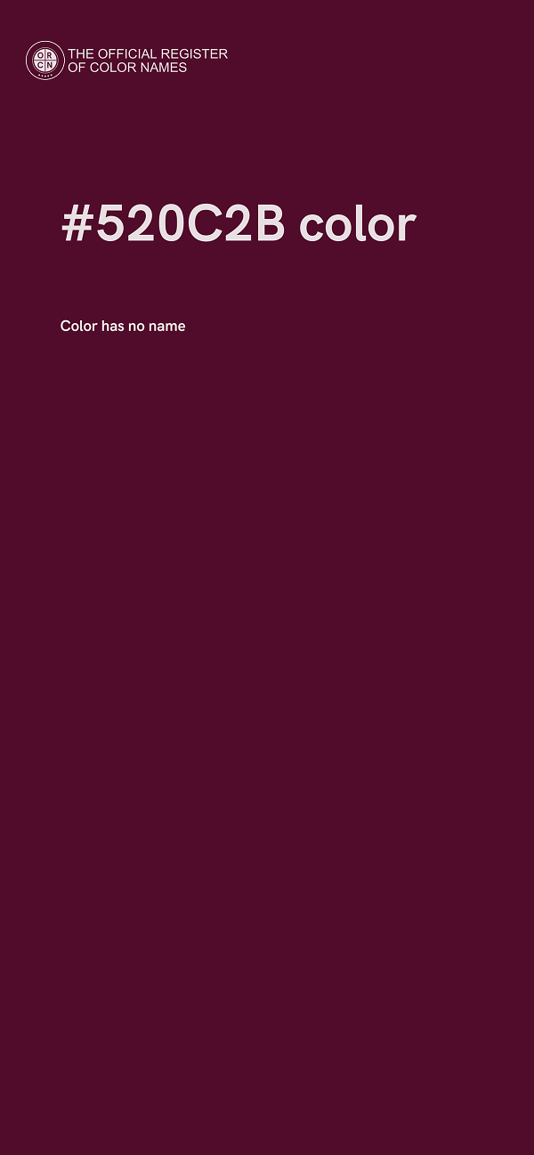 #520C2B color image