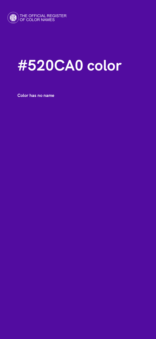 #520CA0 color image