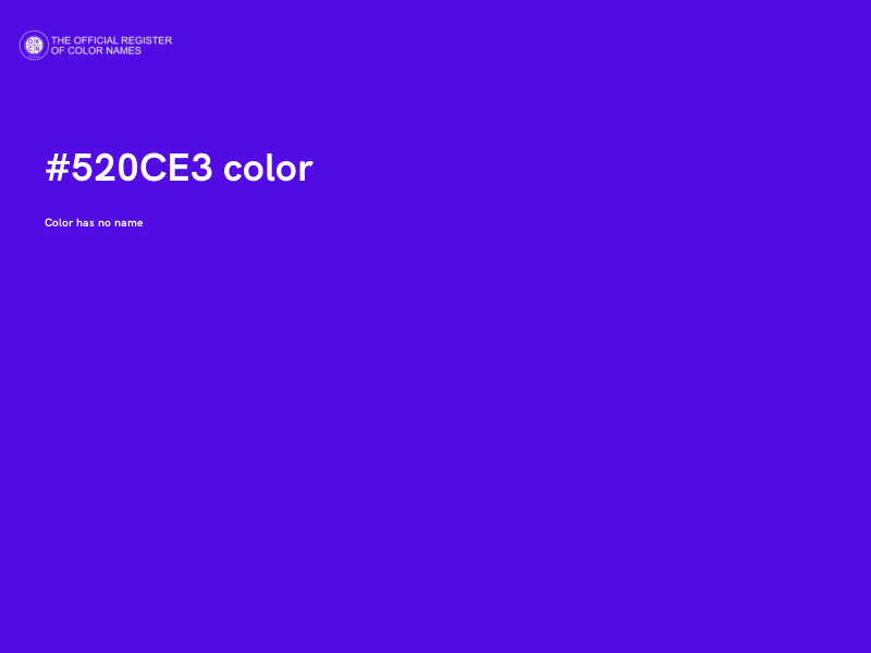 #520CE3 color image
