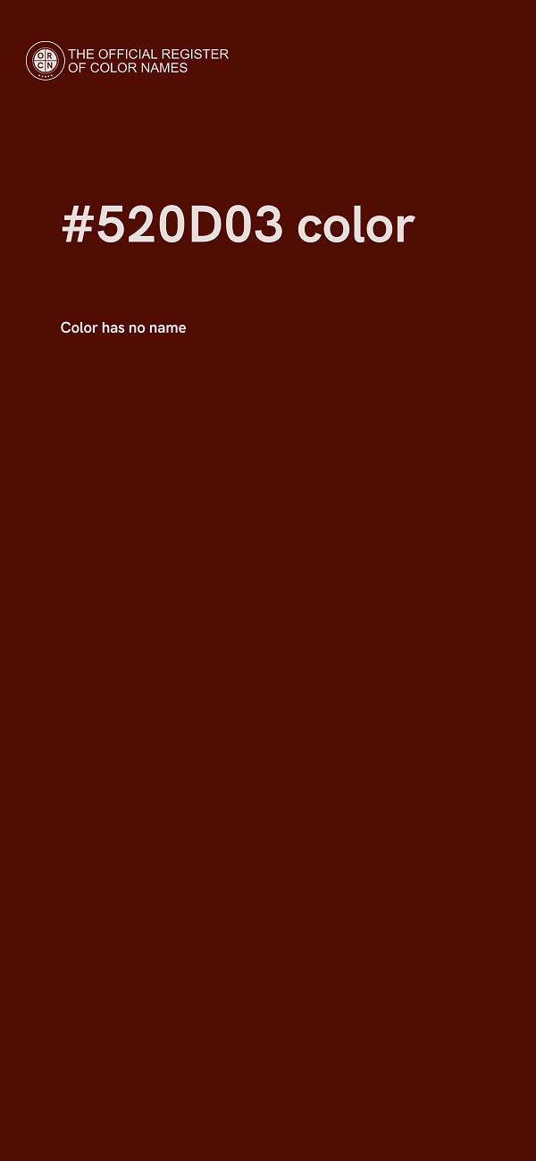 #520D03 color image