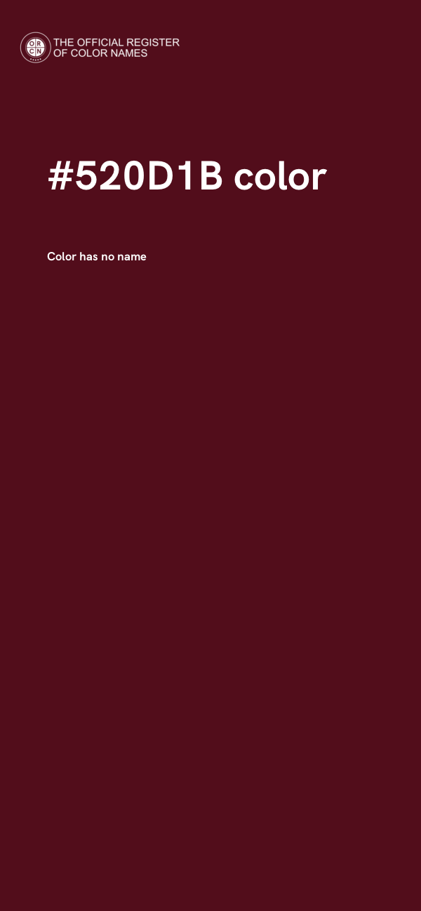 #520D1B color image