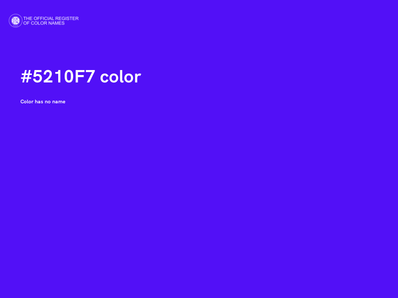 #5210F7 color image