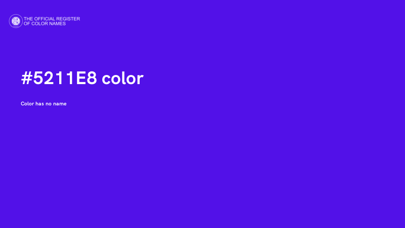 #5211E8 color image