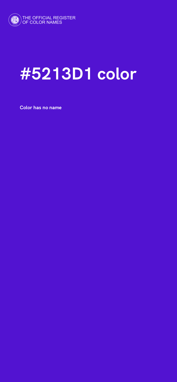#5213D1 color image