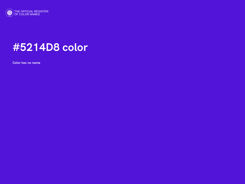 #5214D8 color image