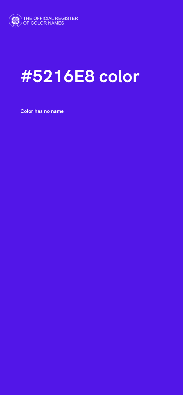 #5216E8 color image
