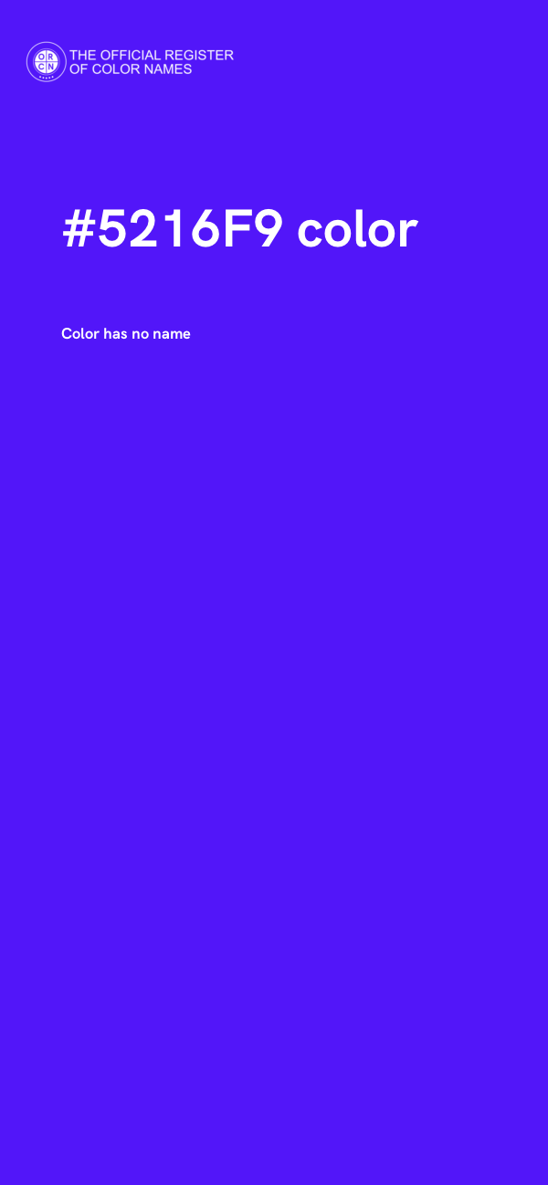 #5216F9 color image