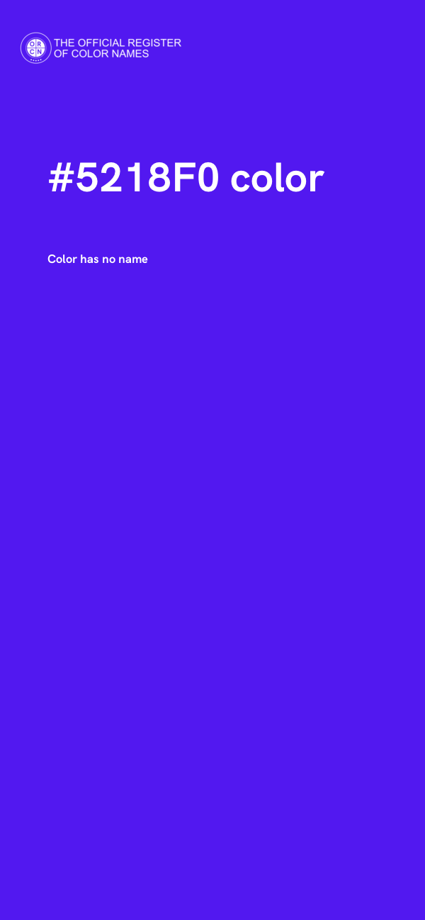 #5218F0 color image