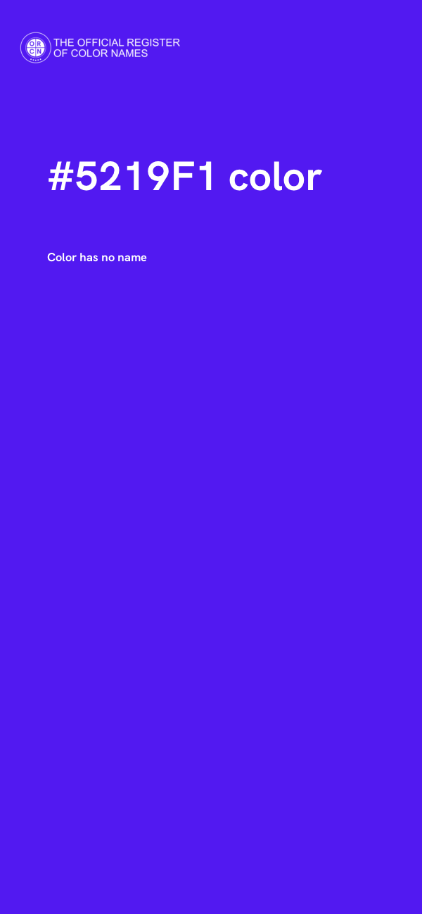 #5219F1 color image