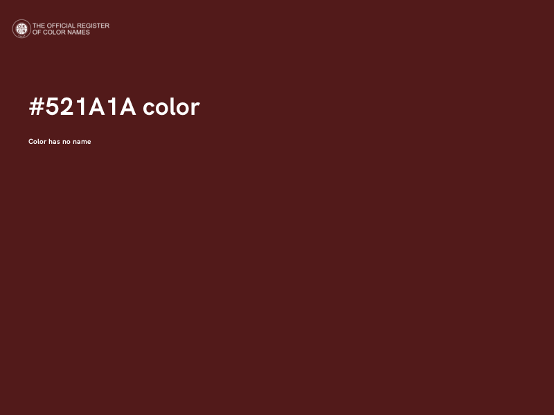 #521A1A color image