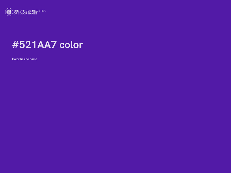 #521AA7 color image