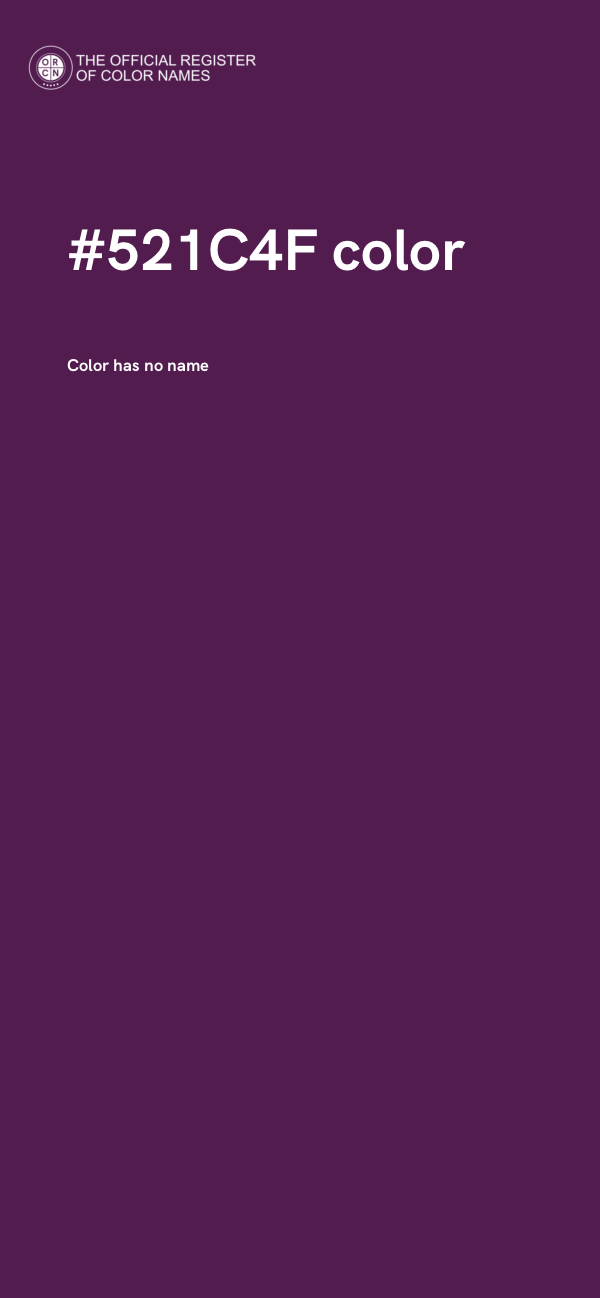 #521C4F color image
