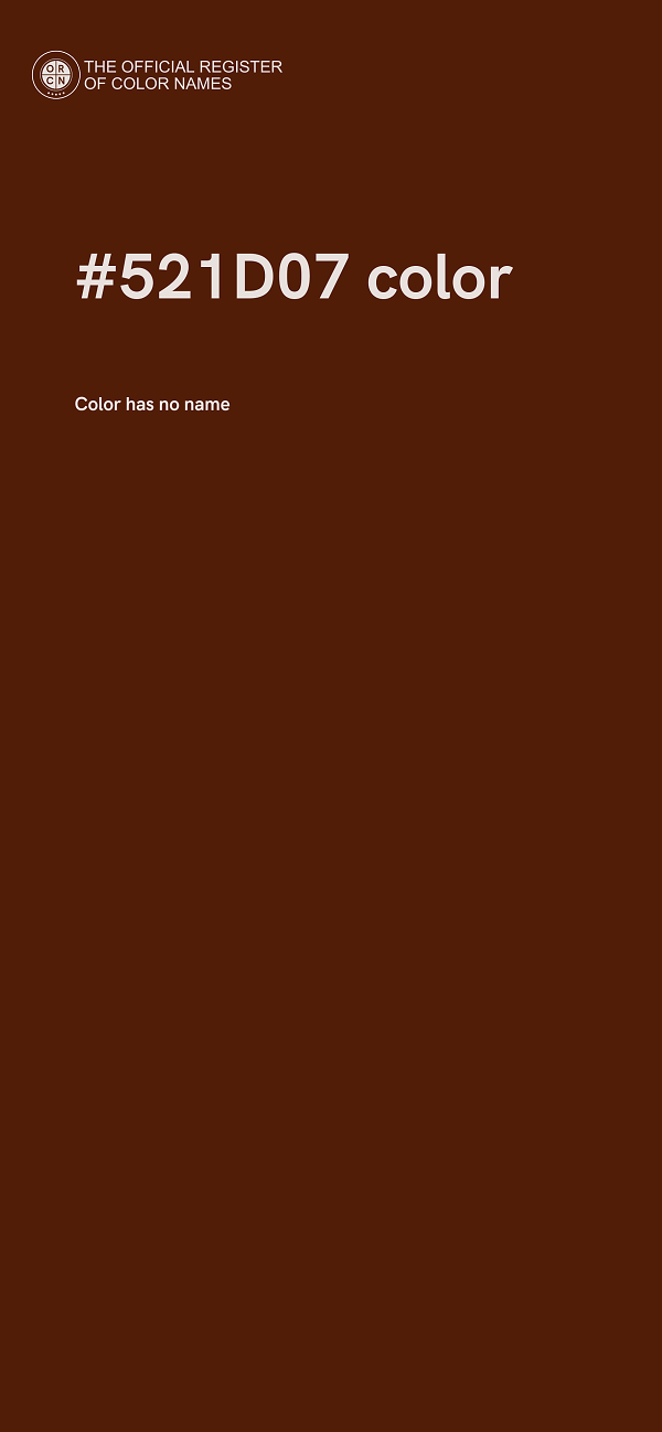 #521D07 color image