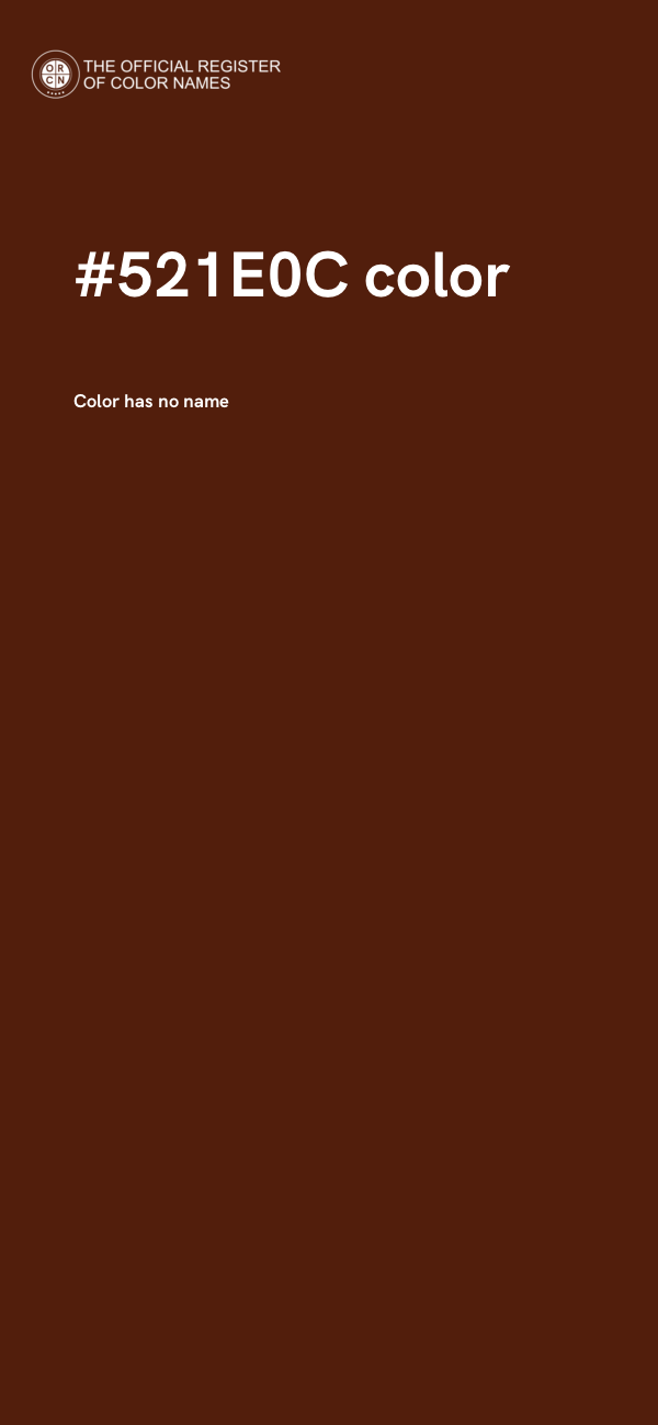 #521E0C color image