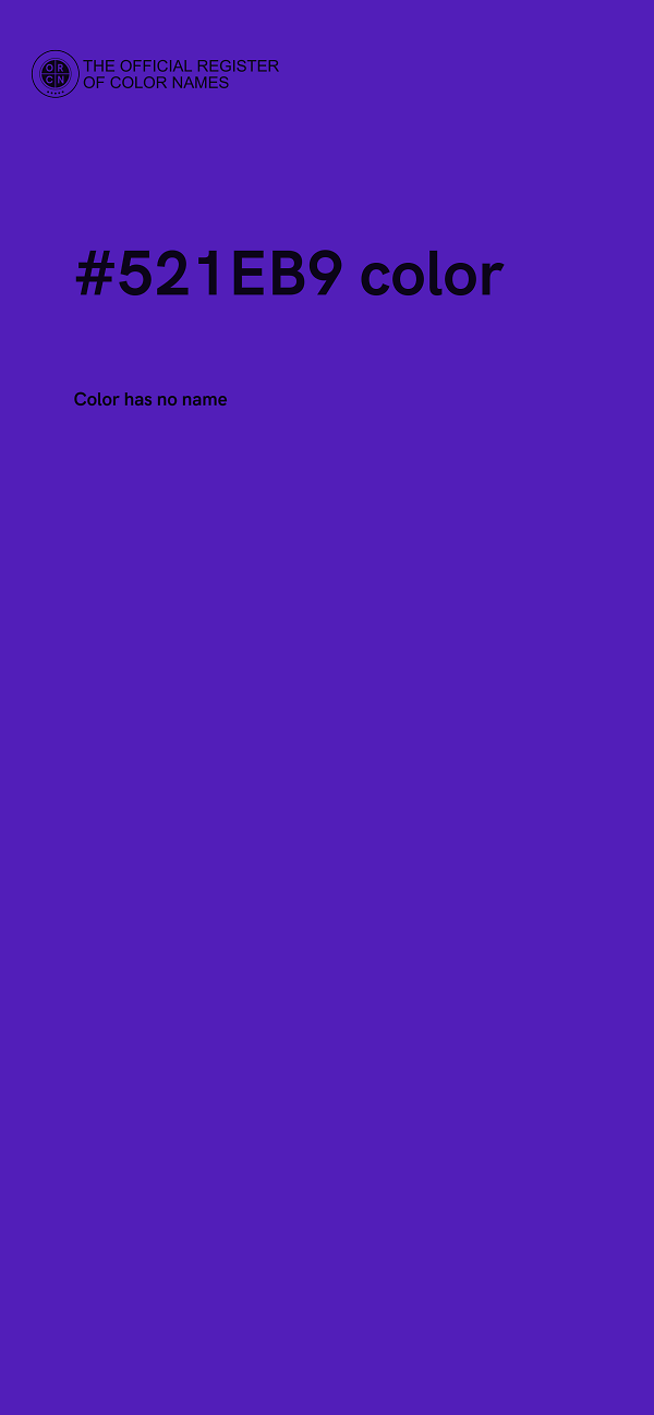 #521EB9 color image