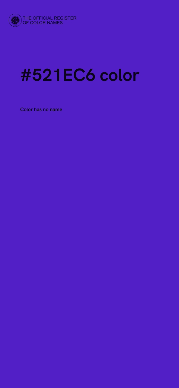 #521EC6 color image