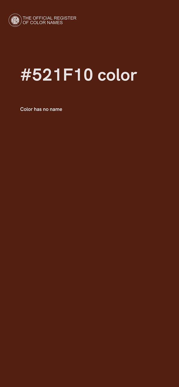 #521F10 color image