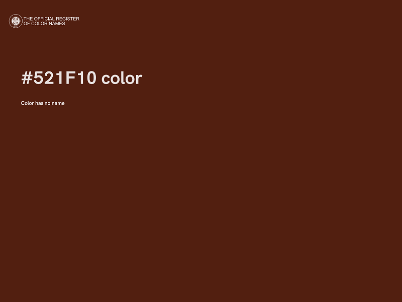 #521F10 color image