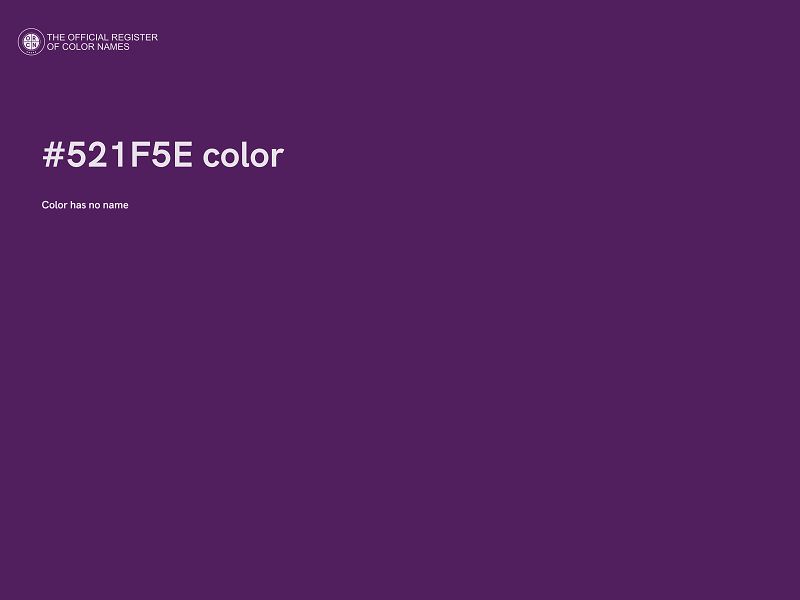 #521F5E color image