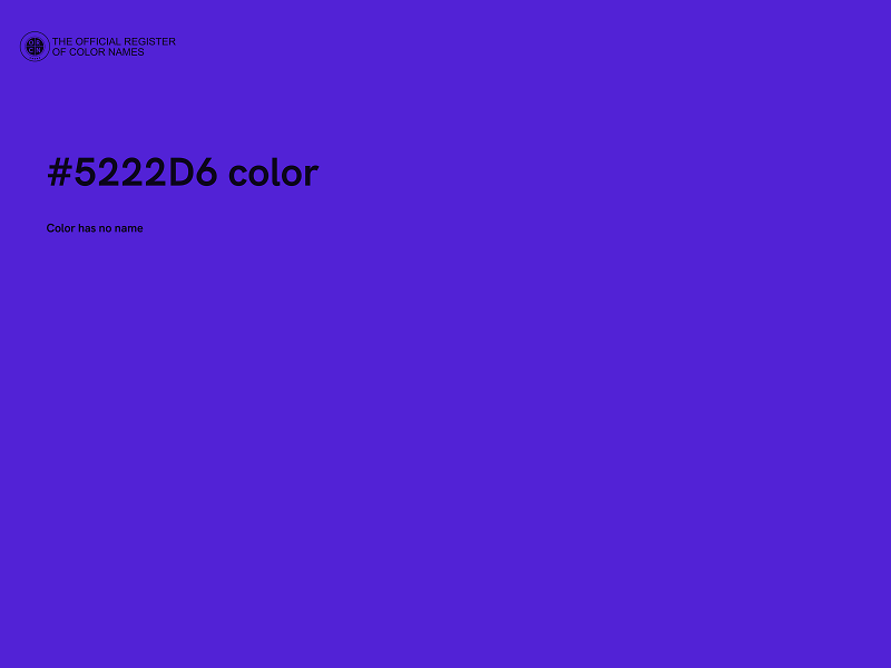 #5222D6 color image