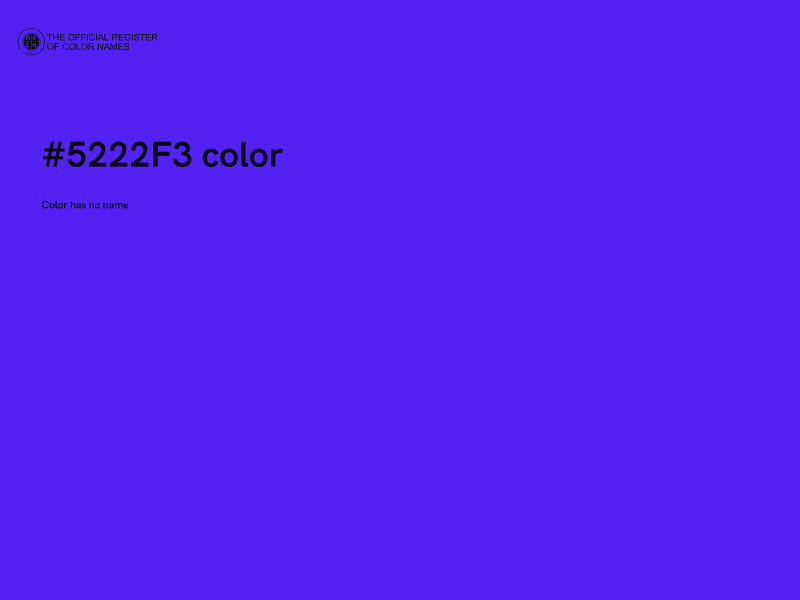 #5222F3 color image