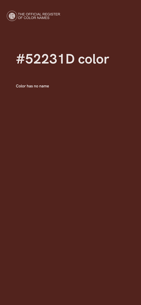 #52231D color image