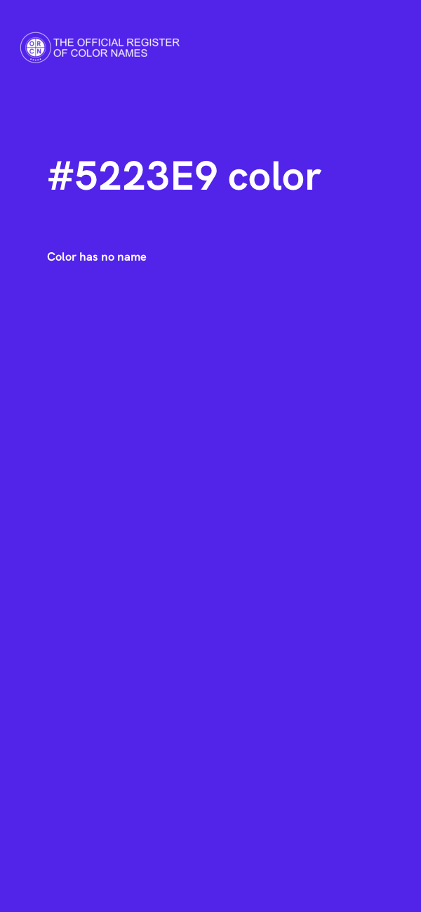 #5223E9 color image
