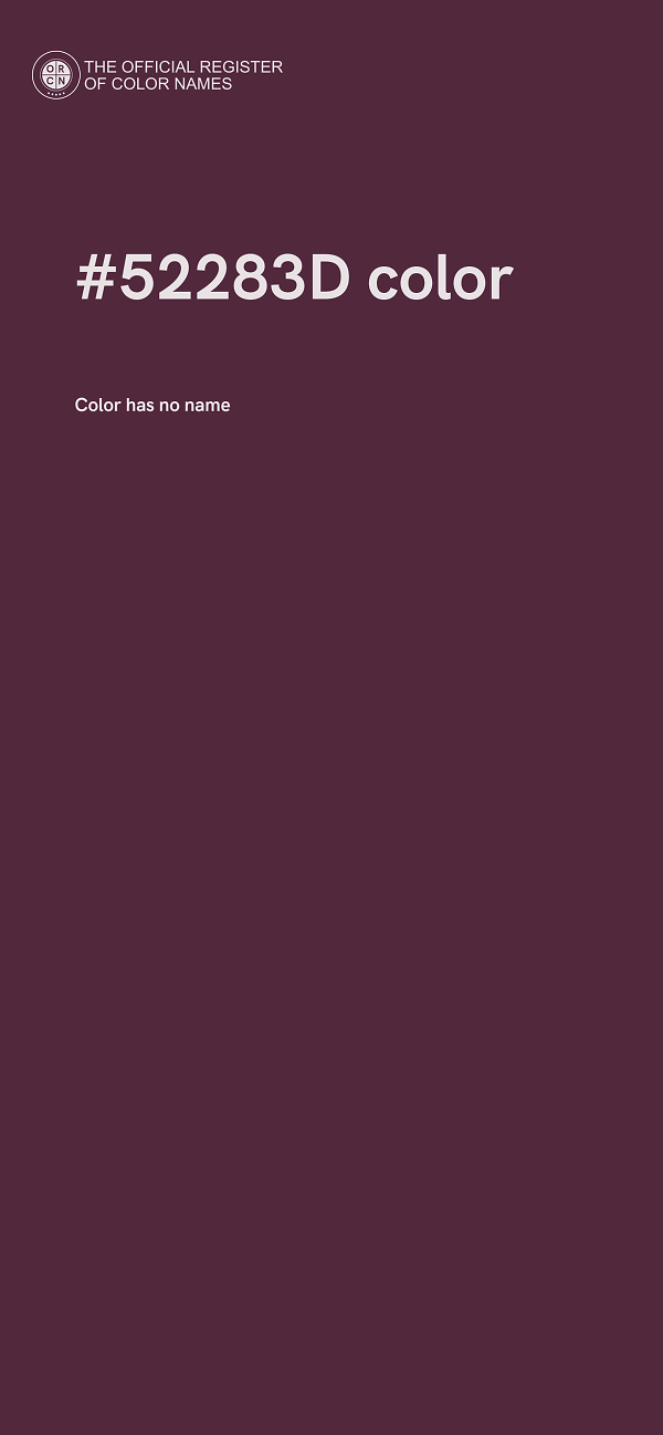 #52283D color image