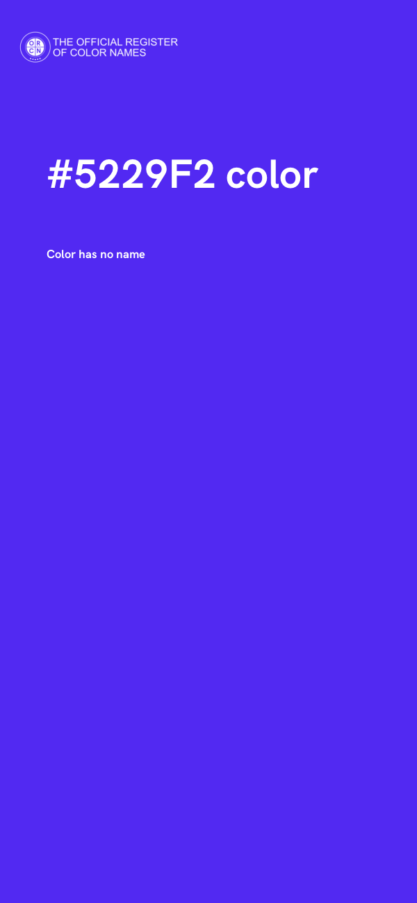 #5229F2 color image