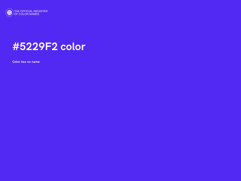 #5229F2 color image