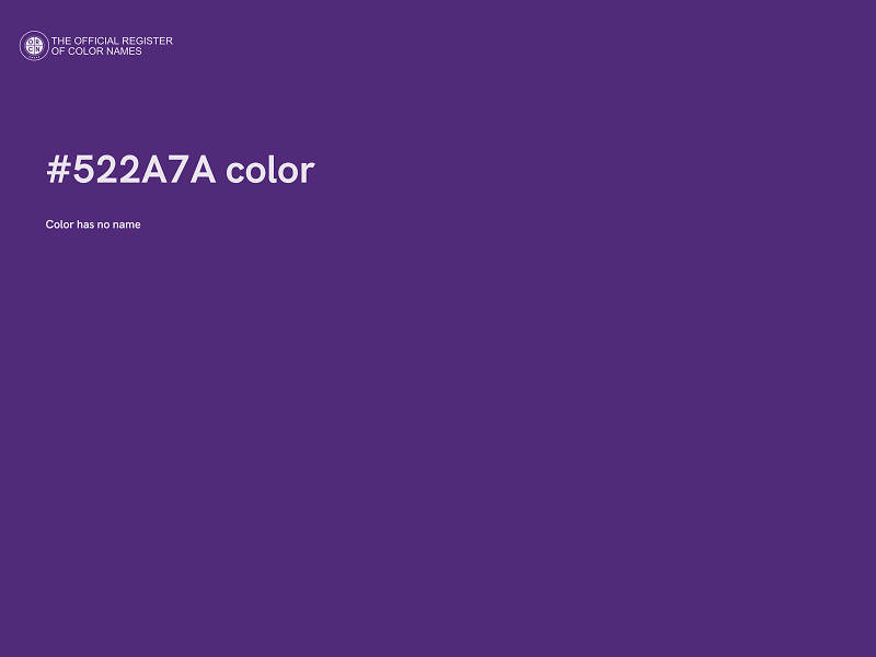 #522A7A color image