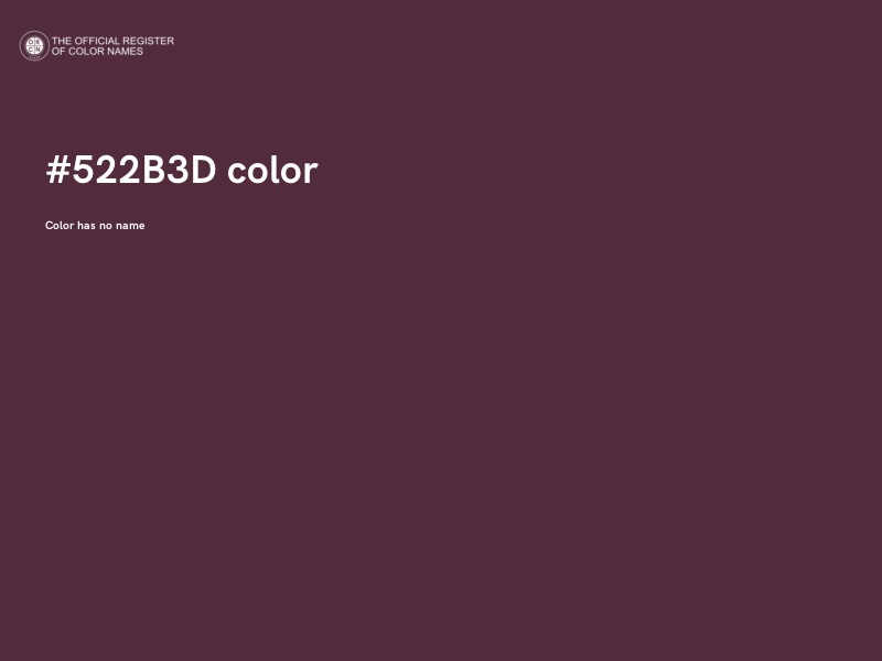 #522B3D color image