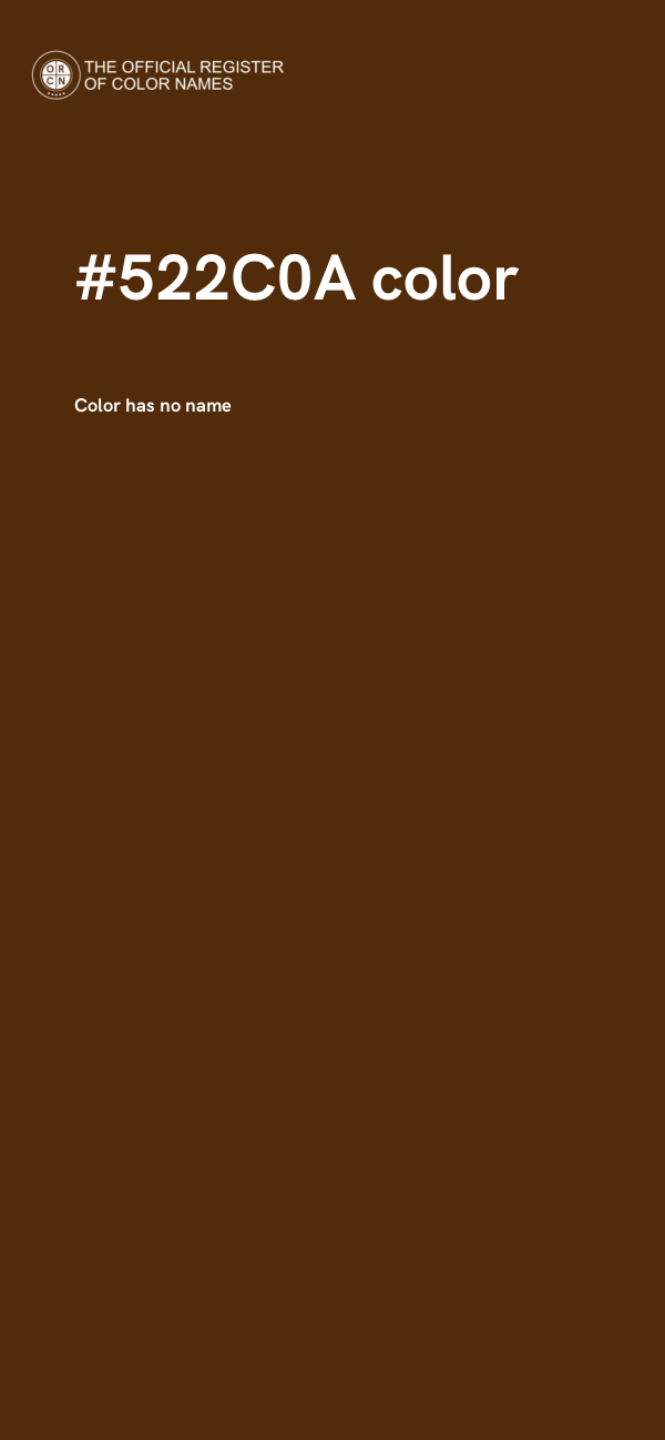 #522C0A color image