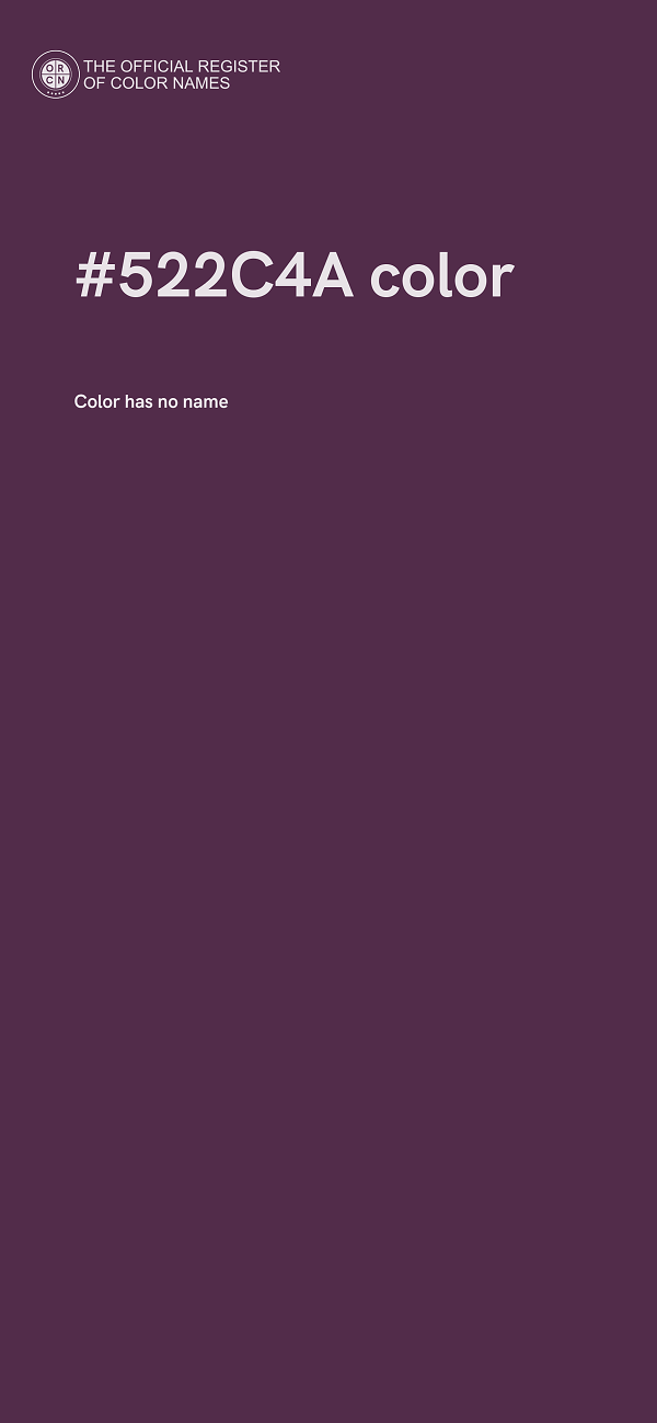 #522C4A color image