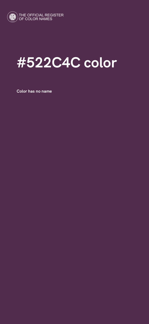 #522C4C color image