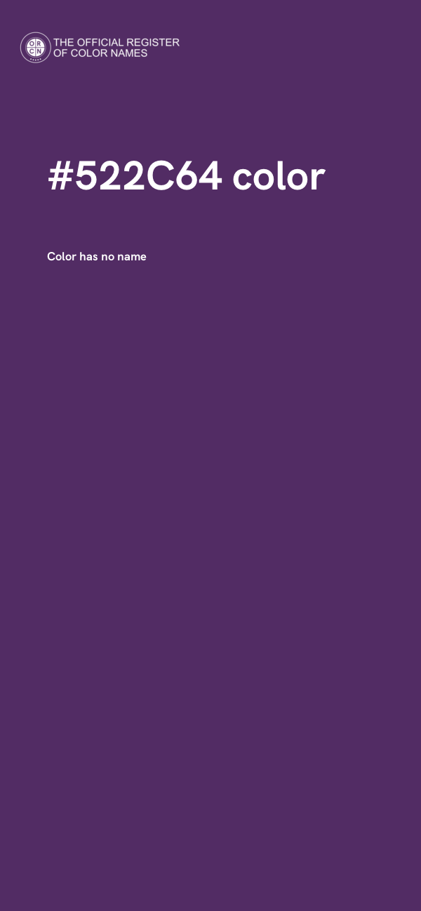#522C64 color image