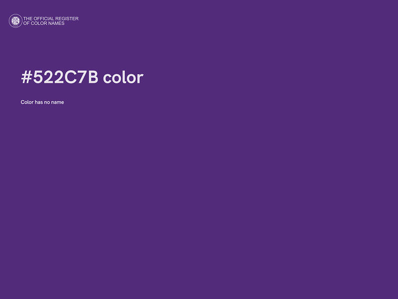 #522C7B color image