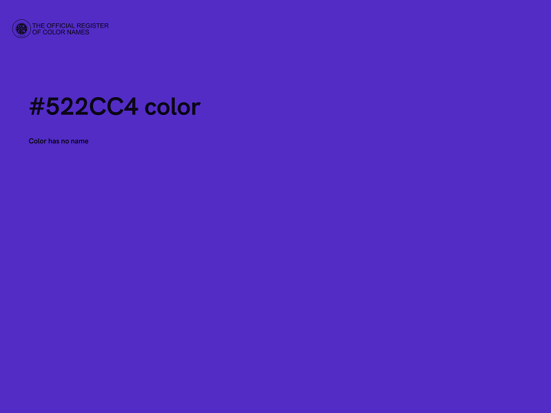 #522CC4 color image